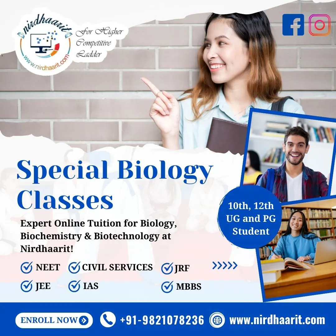 Find the Best Biology Tutor Online with Nirdhaarit